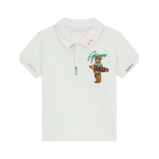 GUESS μπλούζα polo παιδική N6RP01K9WF4-G011 λευκή